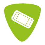 acyh green logo with ticket icon