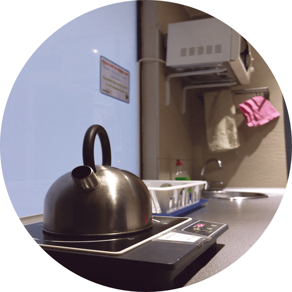 tea kettle at acyh barcelona kitchen