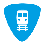 acyh blue logo with train icon
