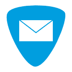 acyh blue logo with mail icon